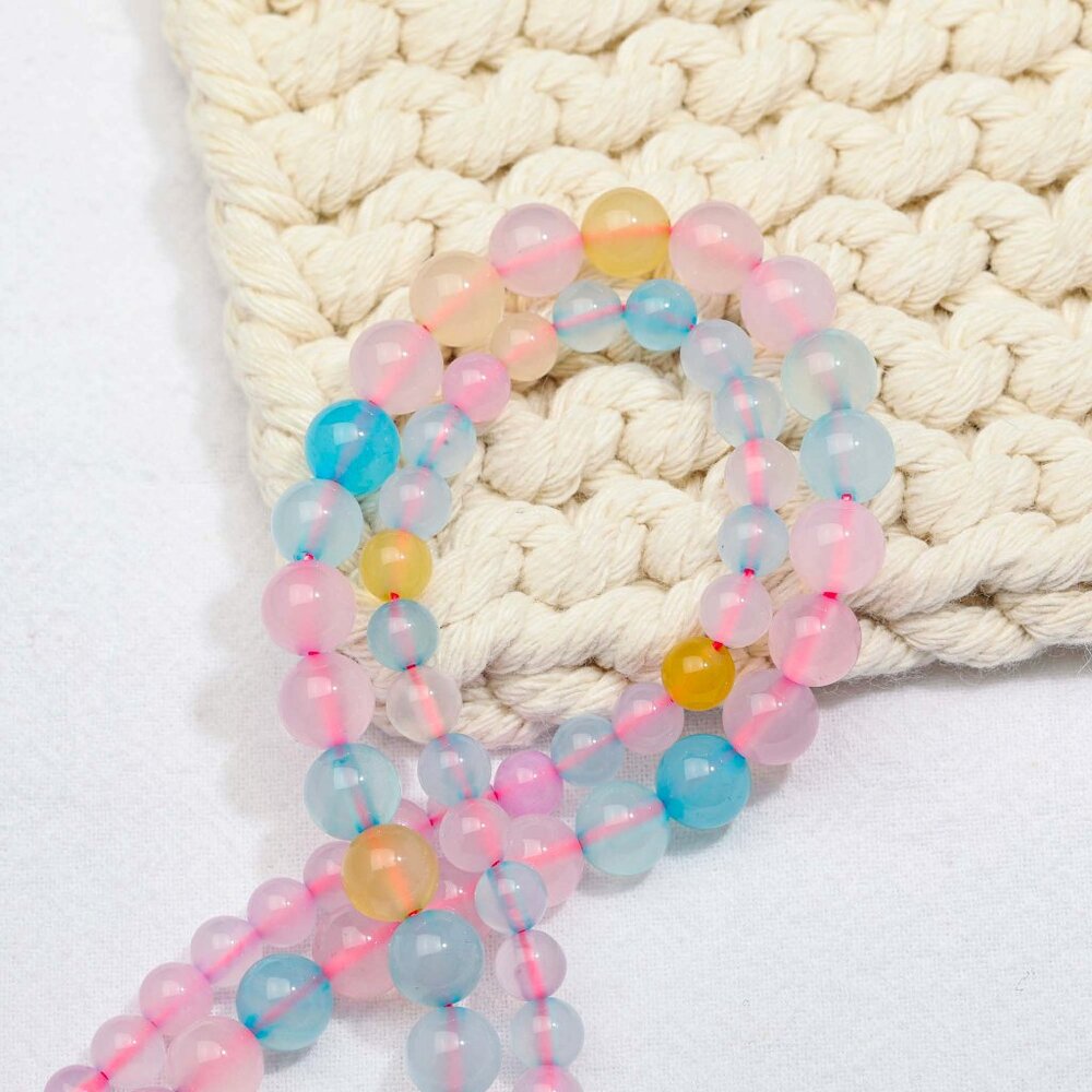 8mm Barbie Agate Round Beads DIY Jewelry Making